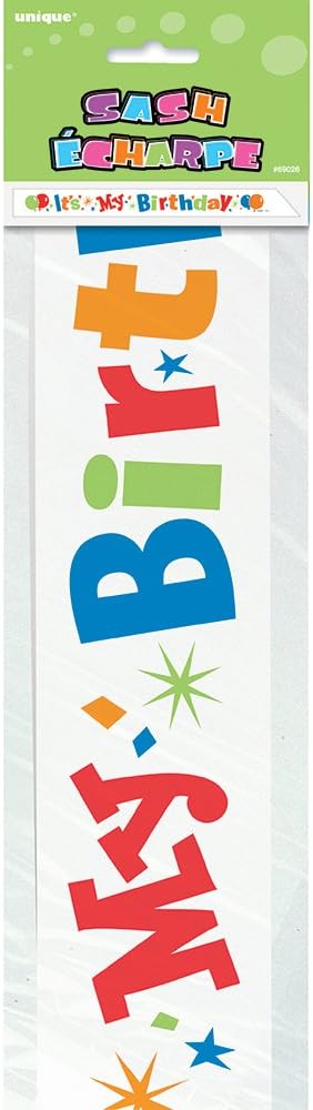 It's My Birthday Satin Sash