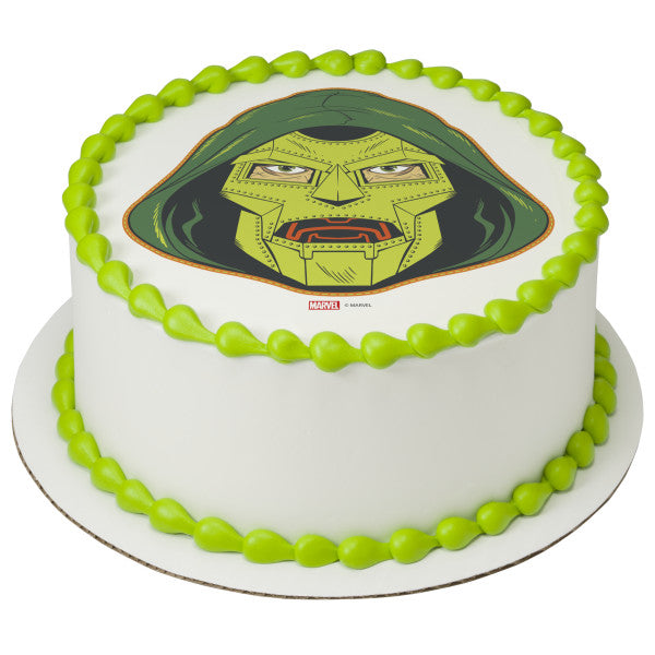 MARVEL Dr. Doom Edible Cake Topper Image