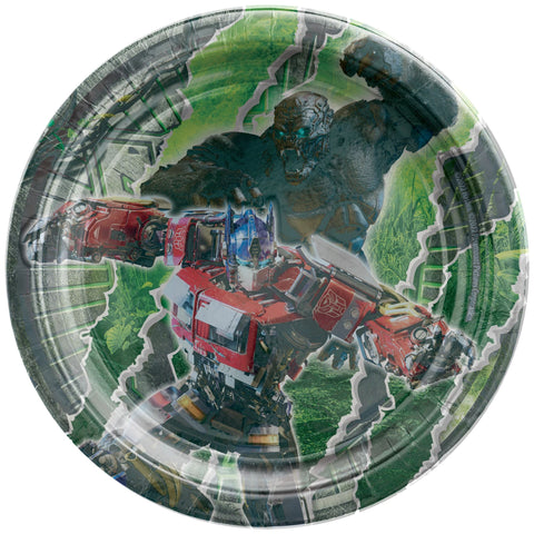 Transformers: Rise Of The Beasts 7" Plates, 8ct