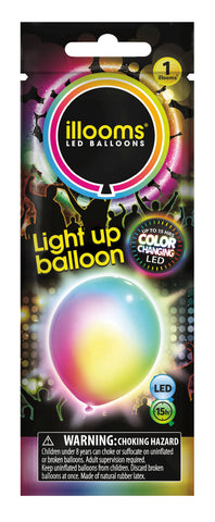 Color Changing Light Up Balloon, 1ct