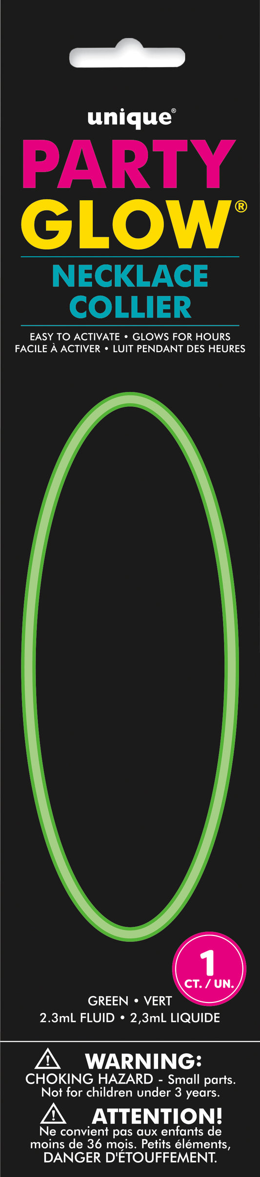 Green Glow Necklace, 1ct