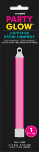 Pink Glow 6" Light Stick, 1ct