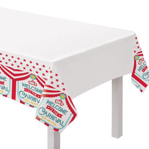 Carnival Plastic Table Cover, 1ct