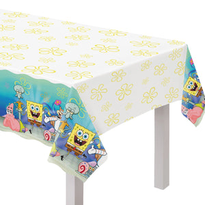 SpongeBob Plastic Table Cover, 1ct