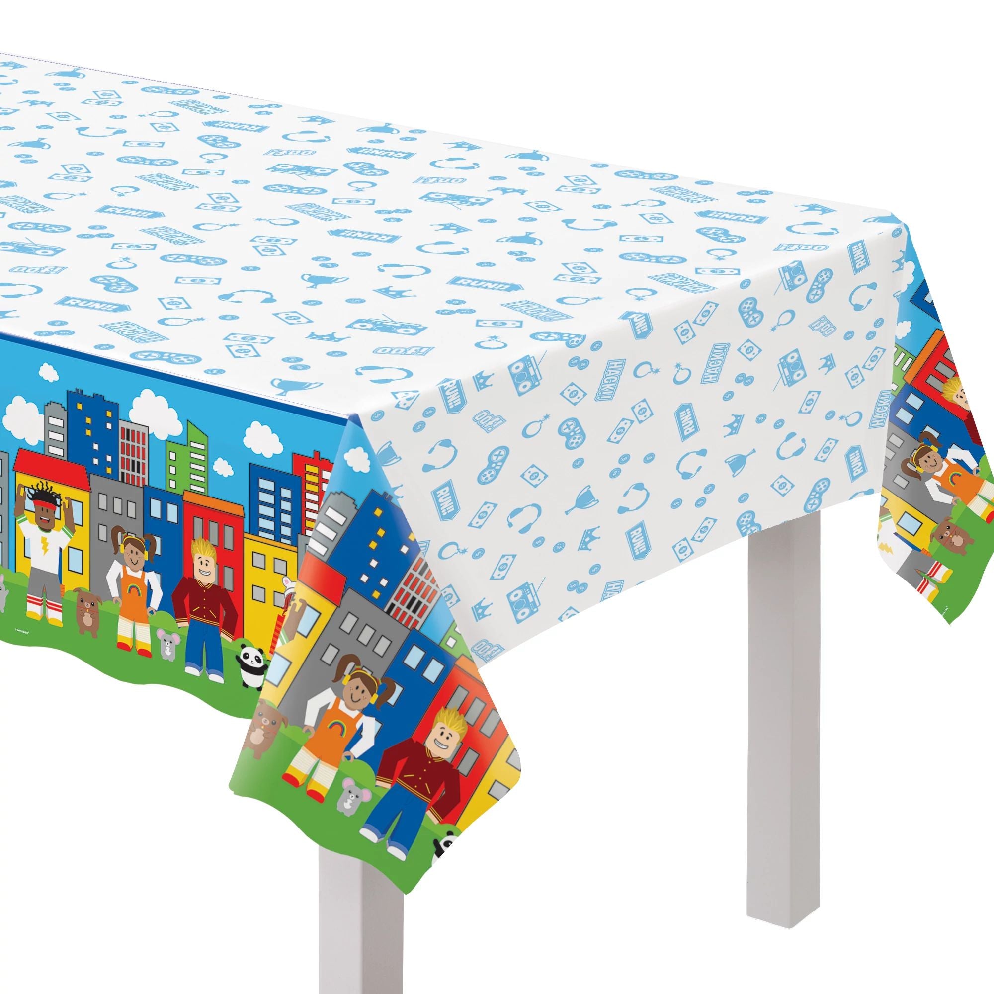 Party Town Plastic Table Cover, 1ct