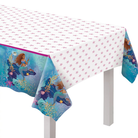 The Little Mermaid Plastic Table Cover, 1ct