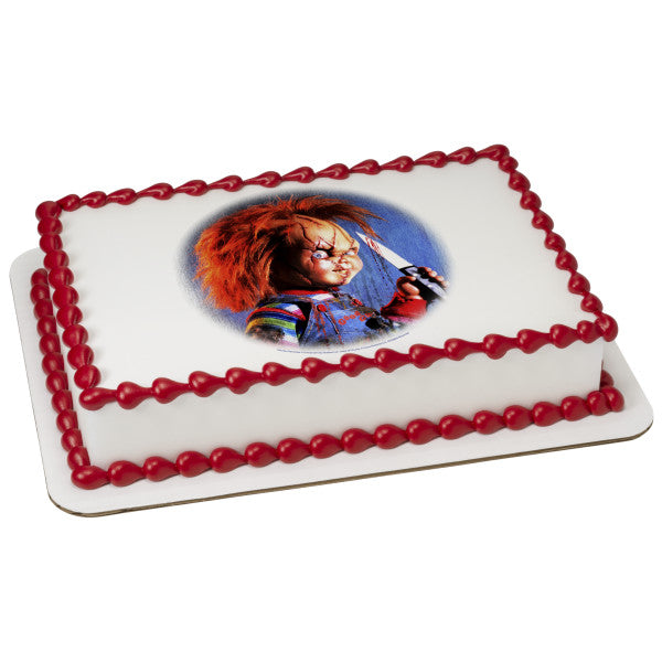 Child's Play Chucky Edible Cake Topper Image