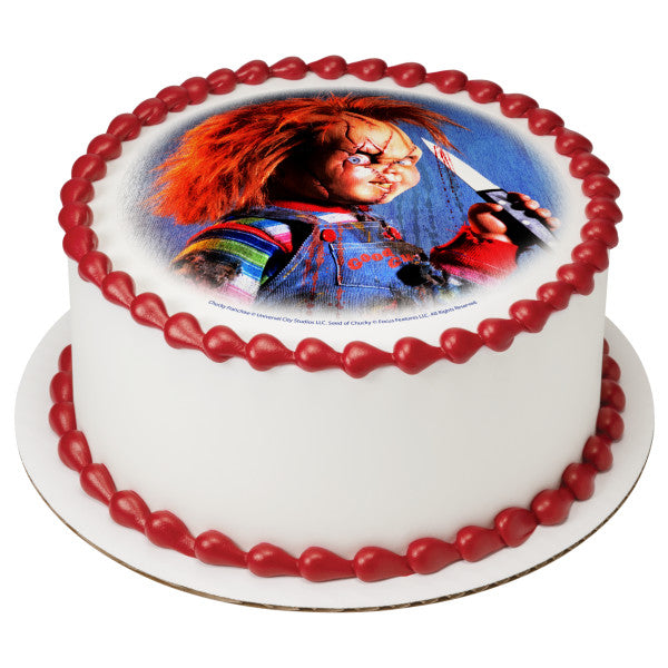 Child's Play Chucky Edible Cake Topper Image