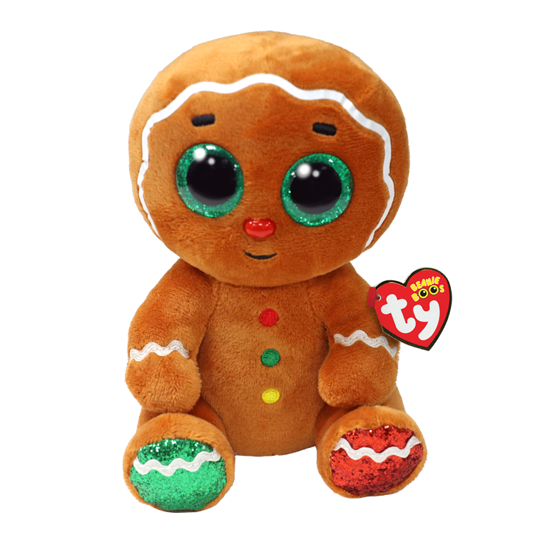 Gingerbread Man Beanie Boo - Crumble, 1ct