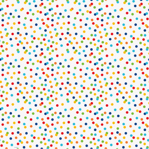 Rainbow Polka Dots Gift Wrap, 30in x 5ft, 1ct