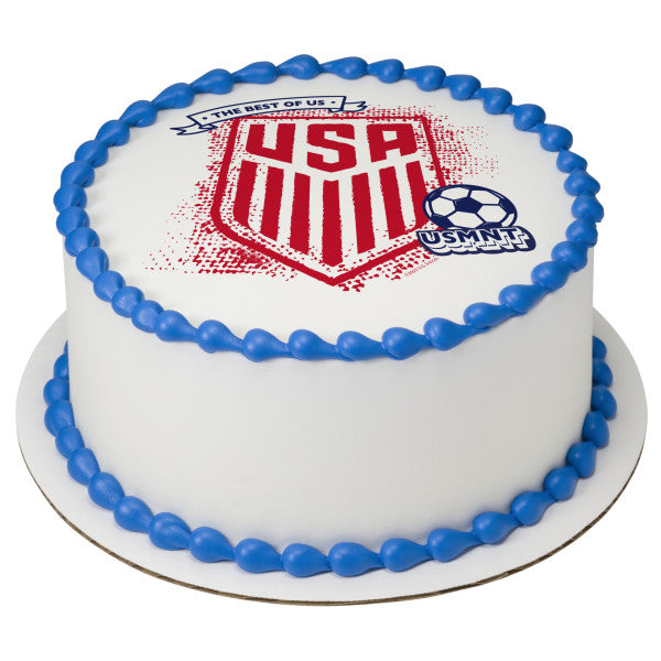 U.S. Soccer The Best of U.S. Edible Cake Topper Image