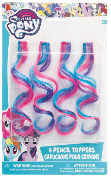 My Little Pony Rainbow Pencil Toppers, 4ct