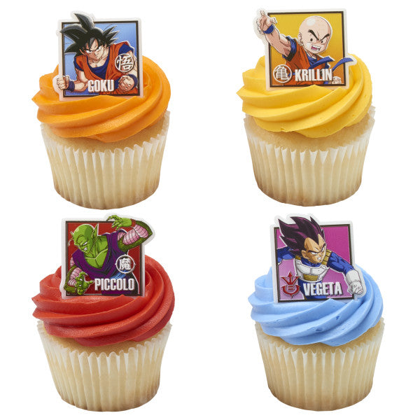 Dragon Ball Z Dragon Team Cupcake Rings