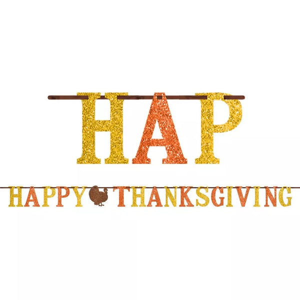 Happy Thanksgiving Letter Banner