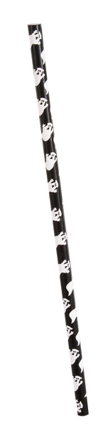 Assorted Bat & Ghost Paper Straws, 10ct