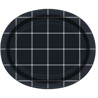 Modern Thanksgiving Oval Plate  8ct