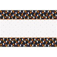 Cat & Pumpkin Rectangular Plastic Table Cover  54" x 84"
