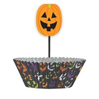 Pumpkin Faces Cupcake Kit  24pc