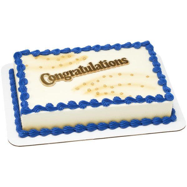 Congratulations Foil Script Assortment Layon 4ct