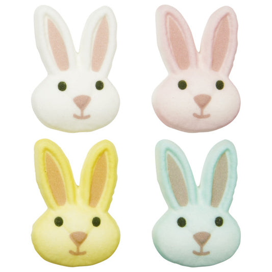 Bunny Head Assortment - Red 3 Free Dec-Ons® Decorations  12ct