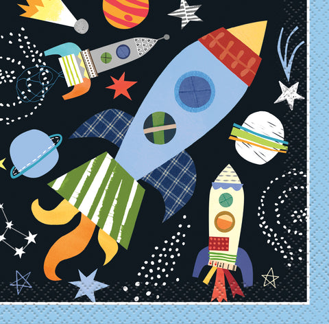 Outer Space Beverage Napkins, 16ct