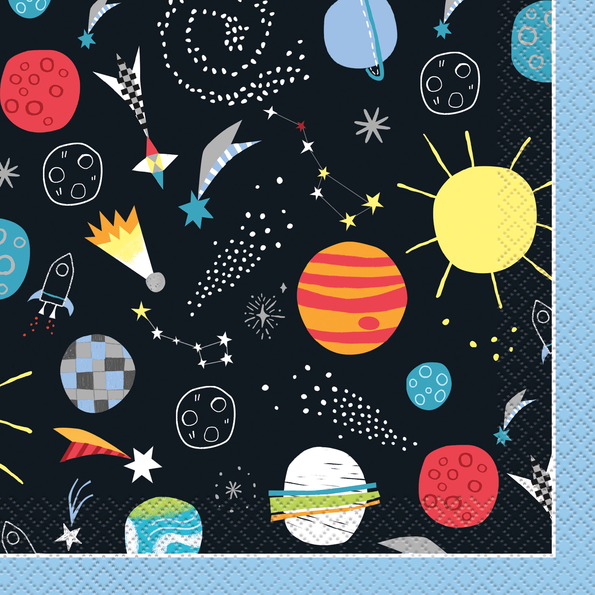 Outer Space Luncheon Napkins, 16ct