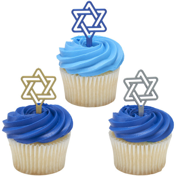 Star of David Hanukkah DecoPics®  12ct