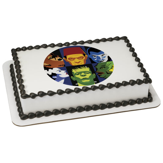 Universal Monsters Edible Cake Topper  Image