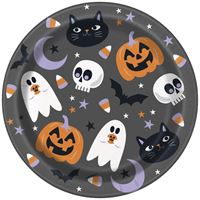 Halloween Night Round 7" Dessert Plates 8ct