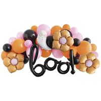 Groovy Halloween "Boo" Foil & Latex Balloon Arch Kit 35pc