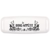 Sketchy Skull "Bone Appetit" Plastic Serving Tray