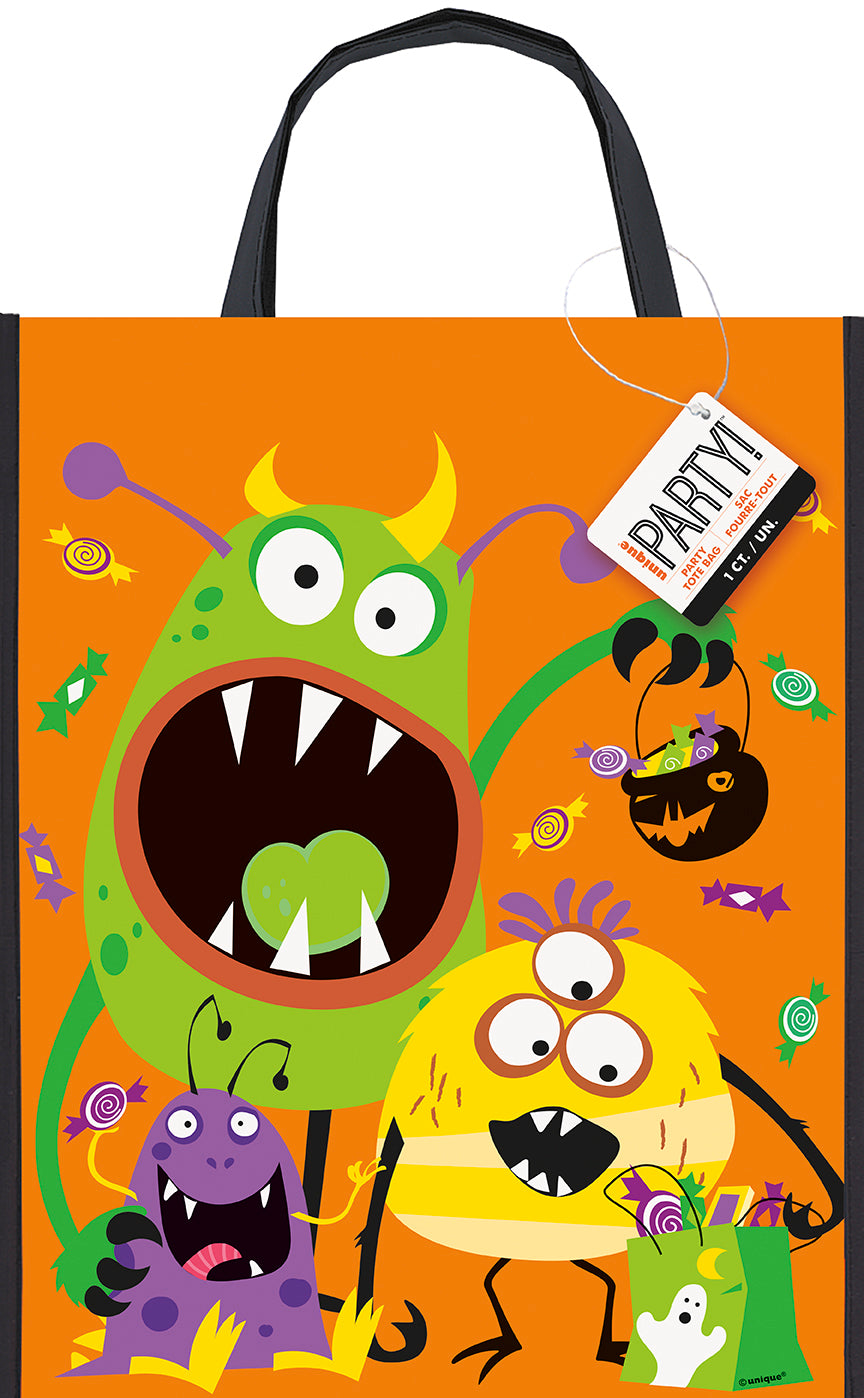 Silly Halloween Monsters Tote Bag, 1ct