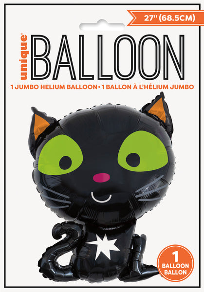 Black Cat 24" Foil Balloon, 1ct
