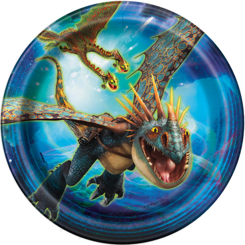 How to Train Your Dragon 3 Round 7" Dessert Plates, 8ct