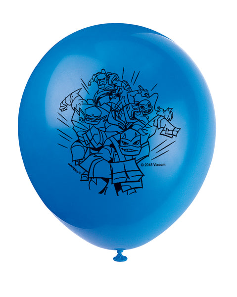 Rise of the TMNT 12" Latex Balloons, 8ct