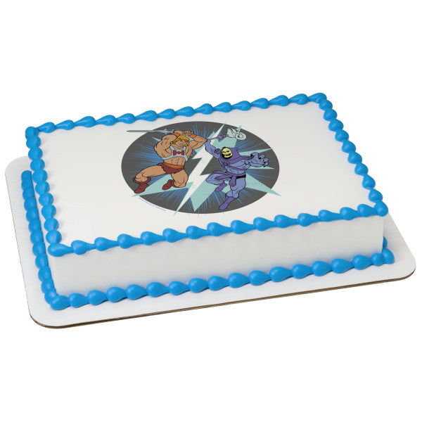 Masters of the Universe He-Man Vs. Skeletor PhotoCake® Edible Image®