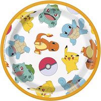 Pokémon Round 7" Dessert Plates 8ct