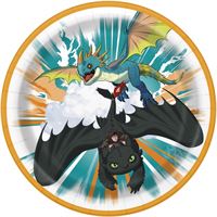 How to Train Your Dragon Round 9" Dinner Plates 8ct