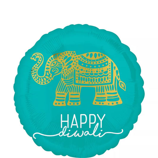 Diwali Celebration 17" Foil Balloon, 1ct
