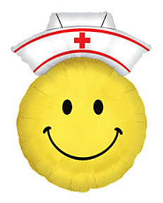 Smiley Nurse 28" Foil Balloon, 1ct