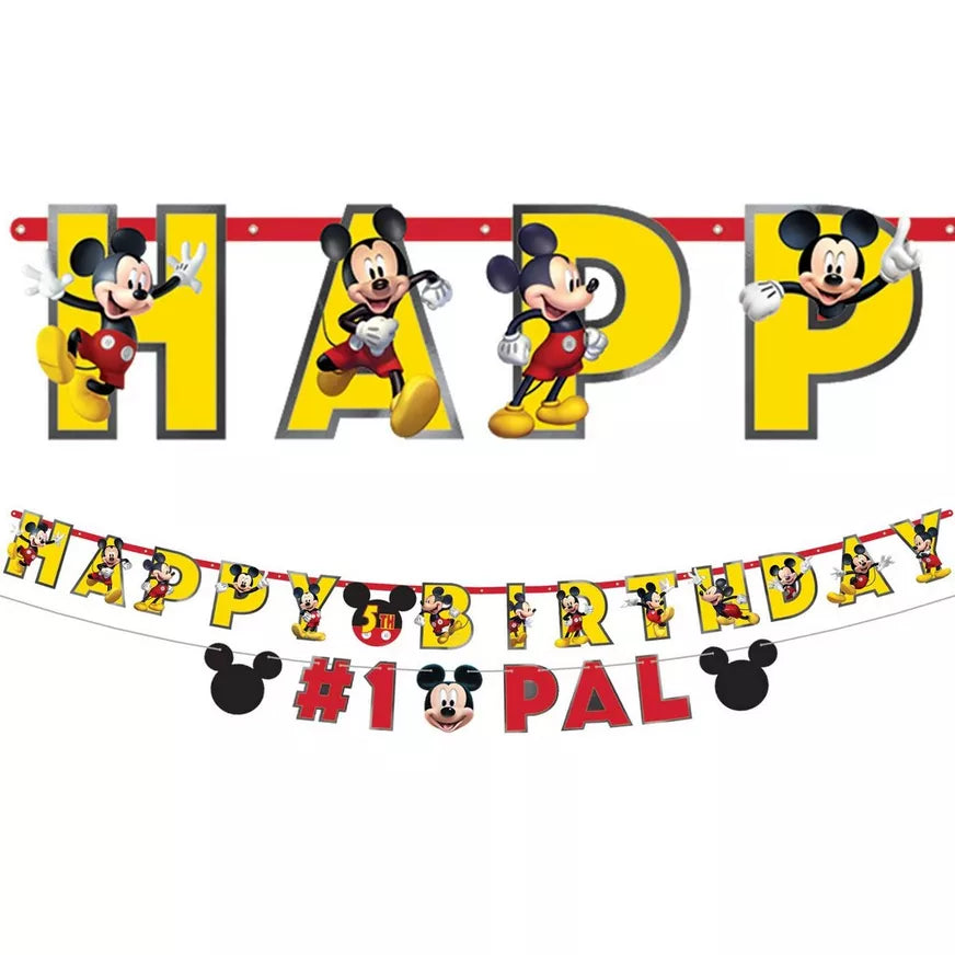 Mickey Mouse Forever Personalized Jumbo Letter Banner Kit, 1ct