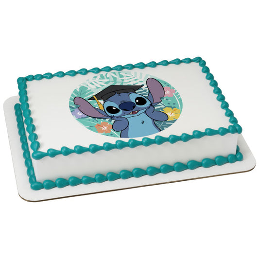 Lilo y Stitch - Imagen comestible para decoración de tartas de Stitch