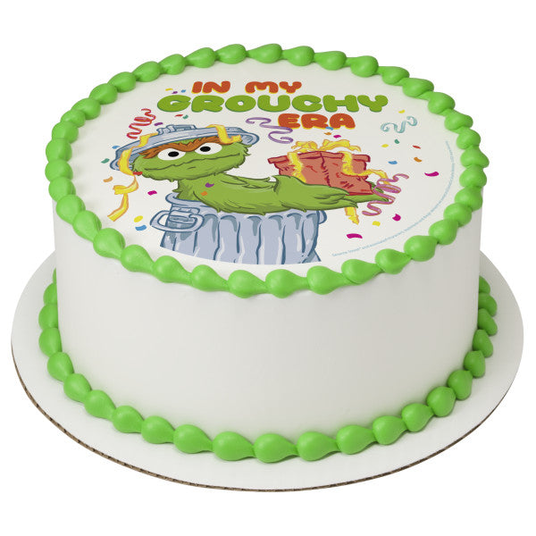 Sesame Sesame Street® Grouchy Era Edible Cake Topper Image
