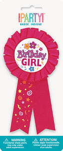 Birthday Girl Award Badge, 1 ct