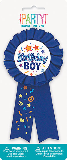 Birthday Boy Award Badge, 1ct