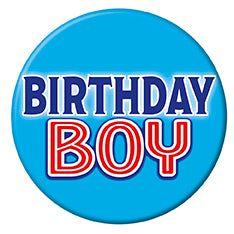 Birthday Boy 3" Button, 1ct
