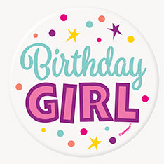 Birthday Girl 3" Button