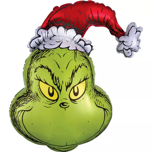 Grinch Stole Christmas 29" Shaped Foil Balloon, 1ct