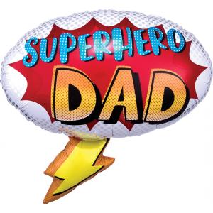 Superhero Dad 27" Foil Balloon, 1ct