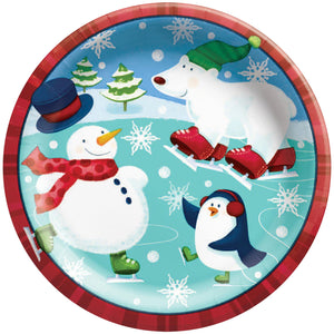 Holiday Fun 6.75" Paper Plates, 8ct